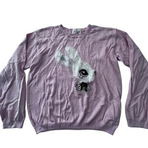 H&M bunny sweater girls 8/10
